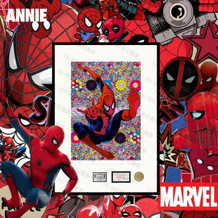 漫威蜘蛛侠英雄归来ins装饰画Spider Man潮流摆件