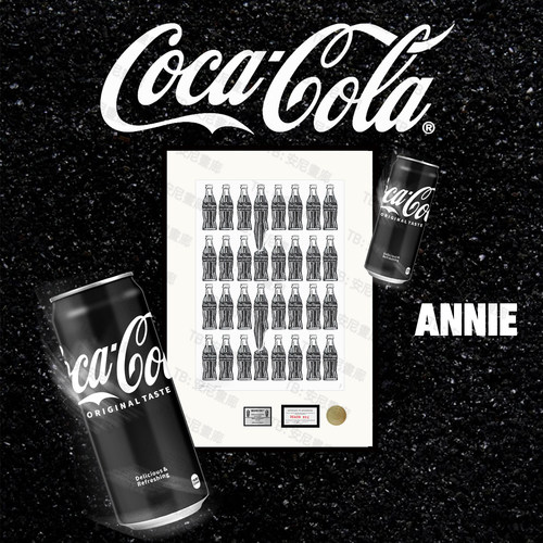不入后悔的Coca-cola摆件可口可乐简约高级黑白装饰画