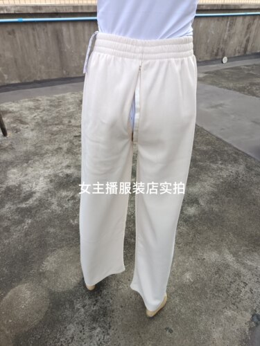 开档休闲裤女长裤隐形拉链加绒加厚秋冬款腰围60-88cm裤长99cm