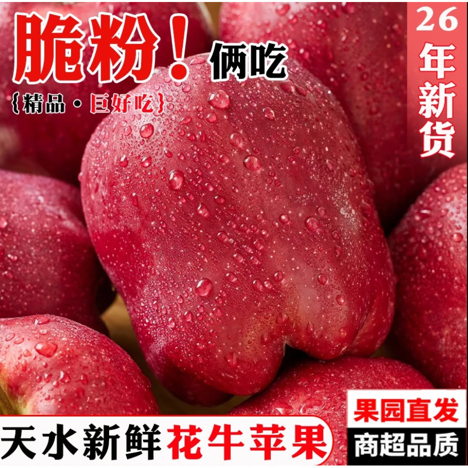 现摘现发甘肃天水应季水果花牛