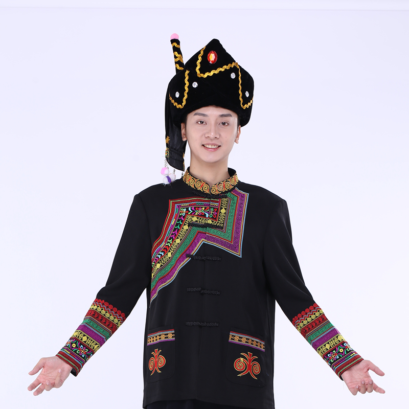 彝族原生态 重工刺绣民族服装