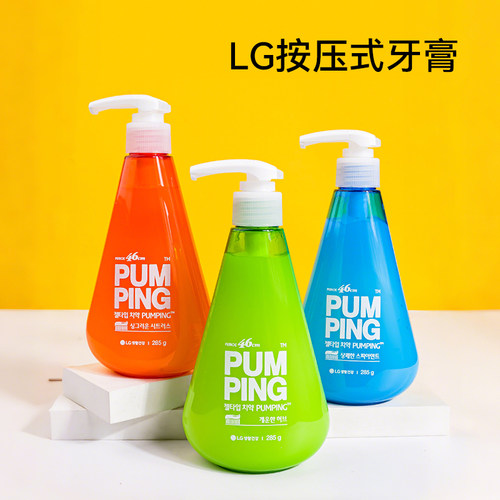 LGCLINX进口韩国按压式牙膏