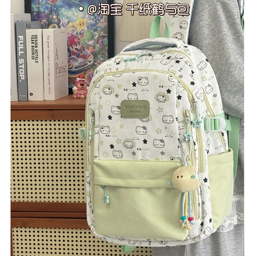 新款小清新少女可爱背包潮学生时尚日系大容量双肩包轻便旅行背包