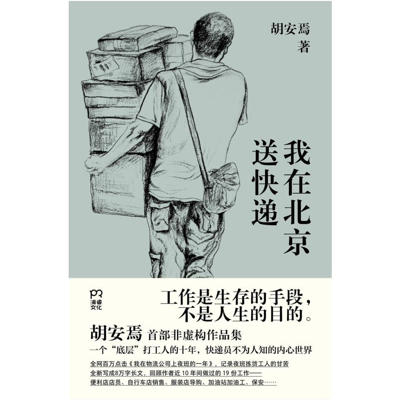 二手我在北京送快递 胡安焉 湖南文艺出版社