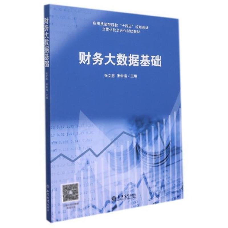 二手财务大数据基础 张文惠 立信会计出版社