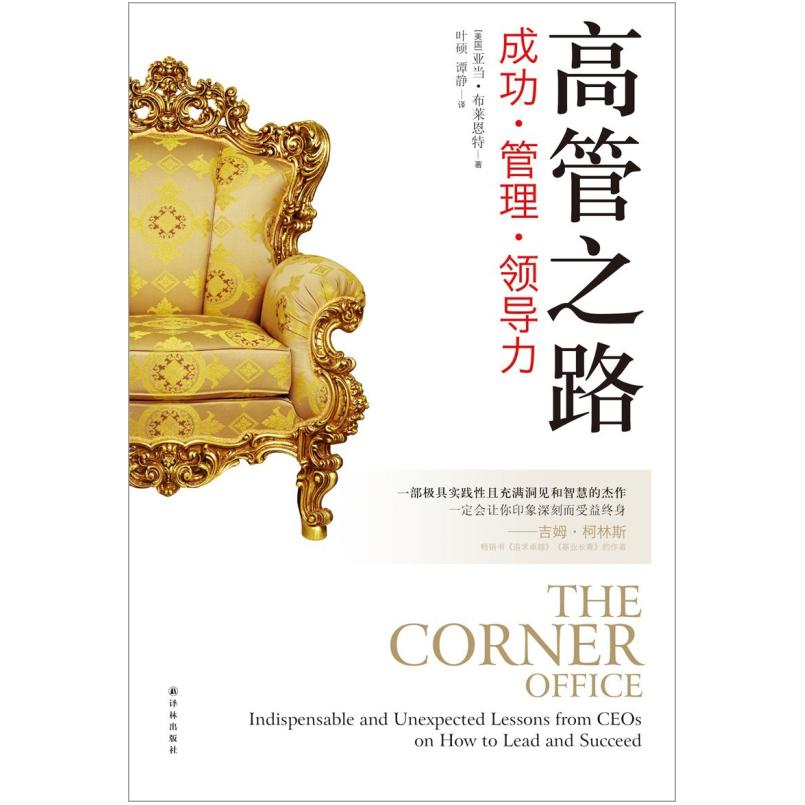 二手高管之路 （美）亚当•布莱恩特 译林出版社