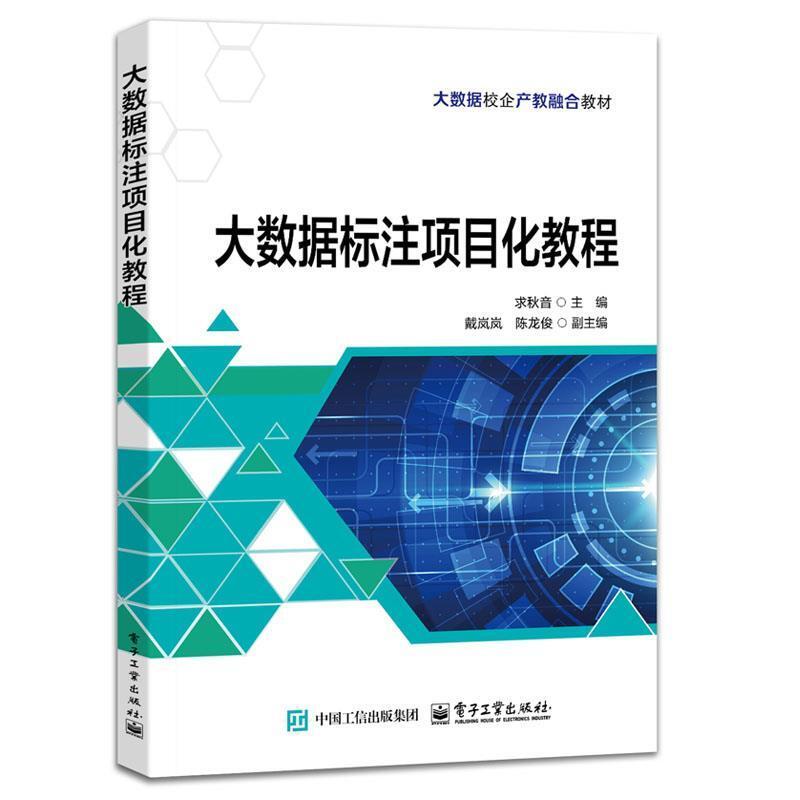 二手大数据标注项目化教程 求秋音 电子工业出版社