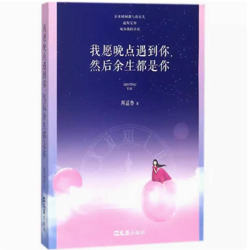 二手我愿晚点遇到你 然后余生都是你 周适鲁 文汇出版社