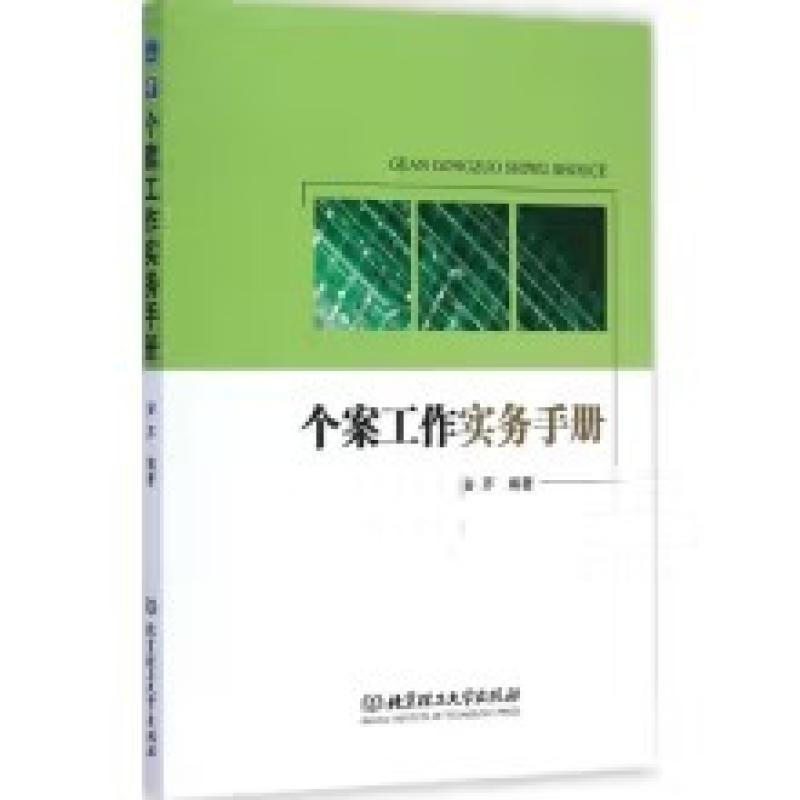 二手个案工作实务手册 安芹 北京理工大学出版社