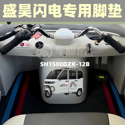 【盛昊闪电专用脚垫】SH1500DZK-12B电三轮脚垫雪妮丝丝圈脚踏垫
