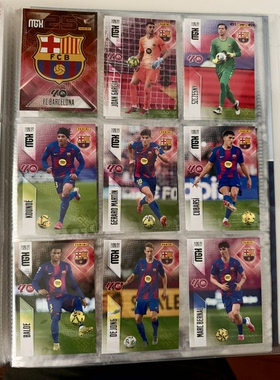 26-27 Panini MGK 西甲25周年 巴萨 亚马尔 拉菲尼亚 哈维 球星卡