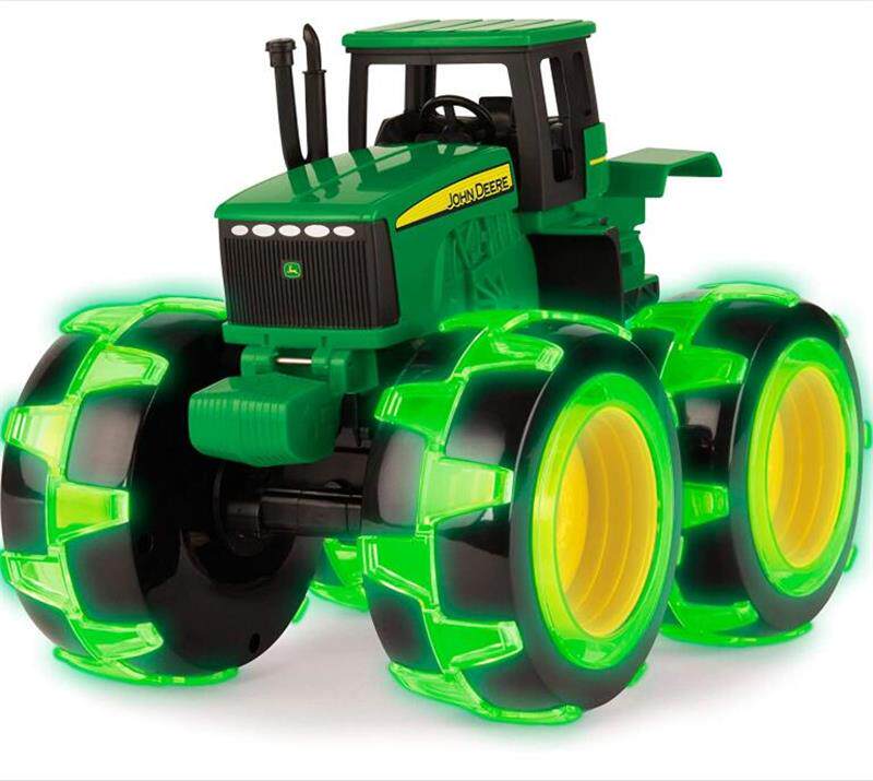 TOMY John Deere 怪兽踏板豪华闪电车轮拖拉机男孩玩具