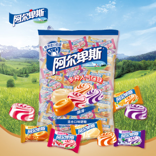 阿尔卑斯混合口味硬软糖500g