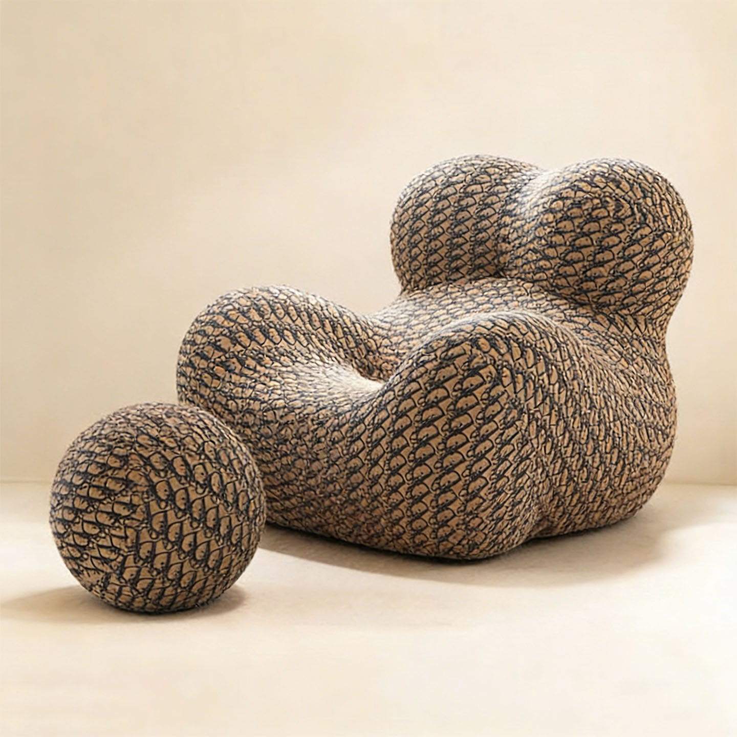 妈妈怀抱沙发可拆洗BFLS的正品原版客厅阳台布艺单人休闲懒躺椅子