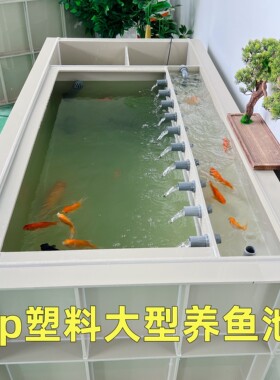 别墅院子阳台家用大型升级版侧过滤鱼缸鱼池加pp塑料金鱼锦鲤鱼箱
