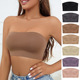 无胸垫抹胸跨境裹胸式 新款 纯色无痕防滑防脱性感薄款 聚拢女士内衣