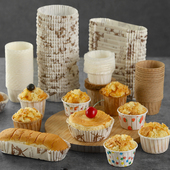 防油纸马芬杯戚风蛋糕纸杯耐高温烤箱蛋挞模具烘焙套装 工具蛋挞托