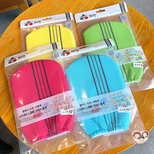 阿里郎老奶奶太太免搓澡巾正品家女士专用大号手套