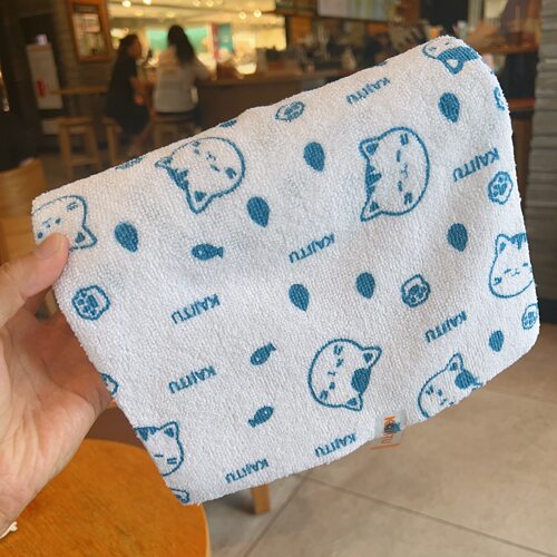 日本KAJITU厨房强力清洁油污抹布双层加厚洗碗布20抽可撕