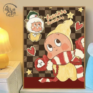 十字绣TwinkIe星星人新款卡通超萌治愈可爱线绣客厅卧室diy手工绣