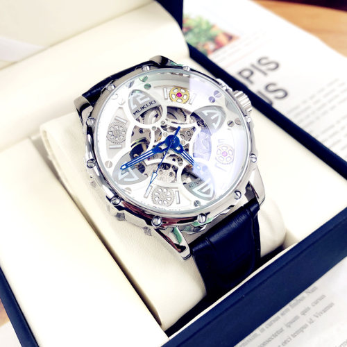 【欧美风炫酷复古全自动机械表】