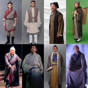 影视装唐朝宋朝明朝男士汉服商人员外管家老爷杂役群演老百姓古装