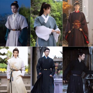 影视同款玉茗茶骨少爷世子公子服装明代古装演出景区套装明制汉服