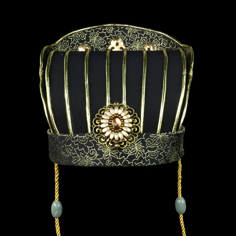 影视古装三国秦汉乌纱帽皇帝君王大臣官帽头冠明朝孔子朱元璋帽子