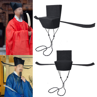 古风妆造影视剧包公乌纱帽宋制朝服吉服展脚幞头官帽北宋时期汉服
