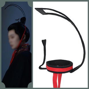 战国袍头冠西楚秦汉文人头饰男古装发冠楚国高冠八字冠古代男发冠