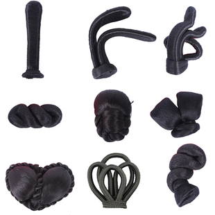 古装汉服灵蛇髻假发中国风唐朝侍女襦裙单头发髻影楼盘发造型假发