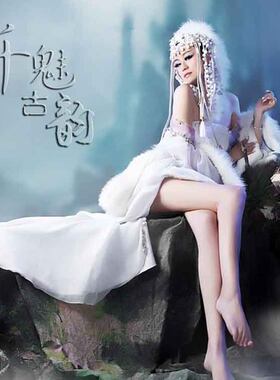 白色妩媚风摄影性感写真古装