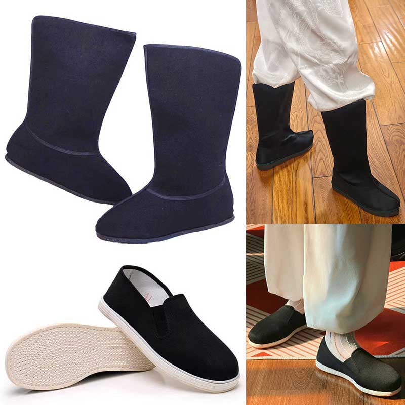 男女中国风布靴古风汉服布鞋古装