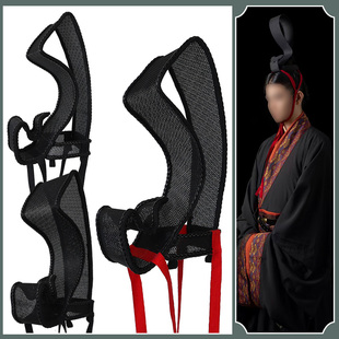 秦汉楚国发冠古装男头饰汉朝刘氏冠齐王通天冠兵马俑头饰西汉头冠