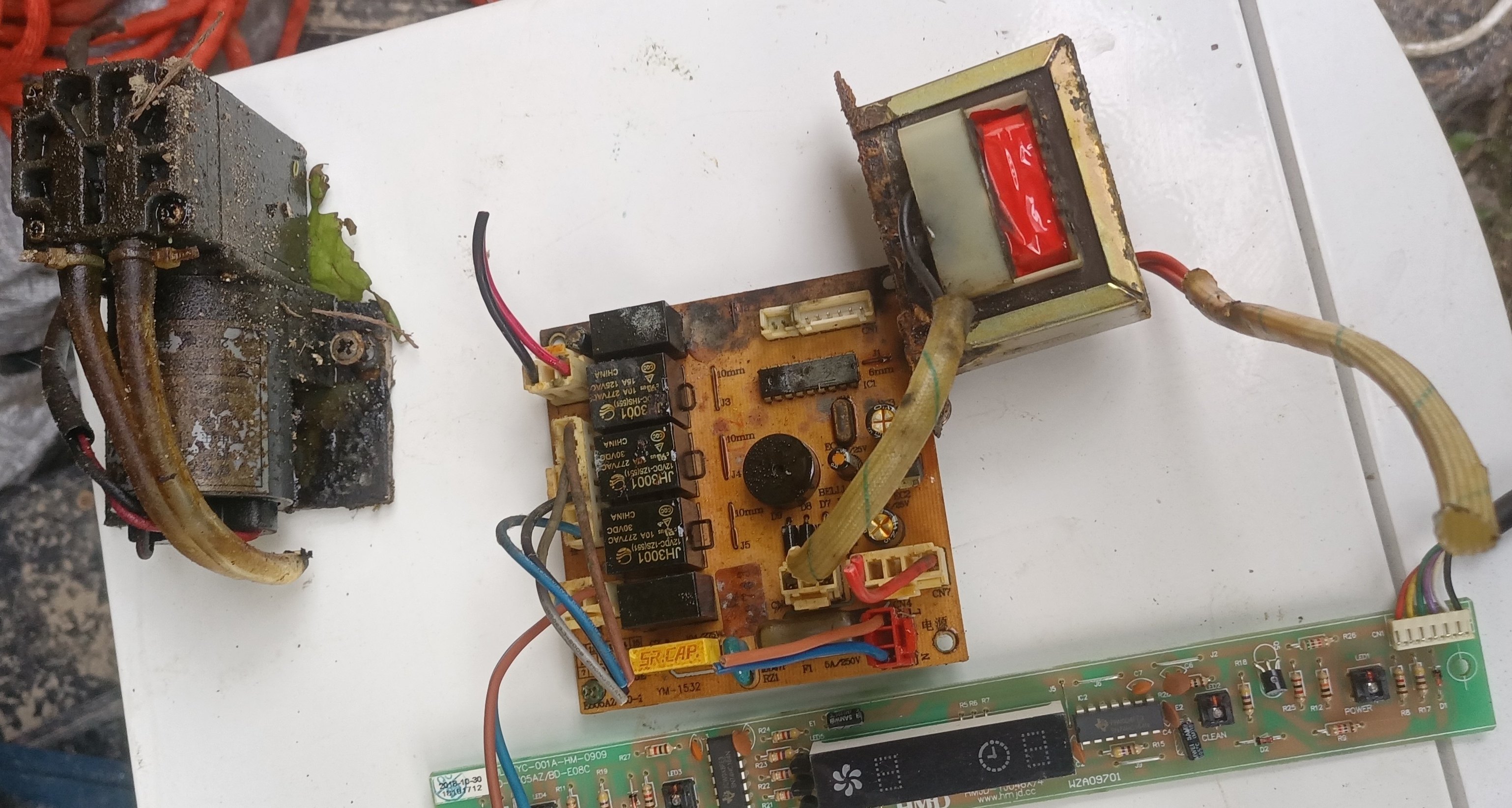 拆机油烟机cxw-200-e805az显示电源主板变压器以卖控制华帝清洗机
