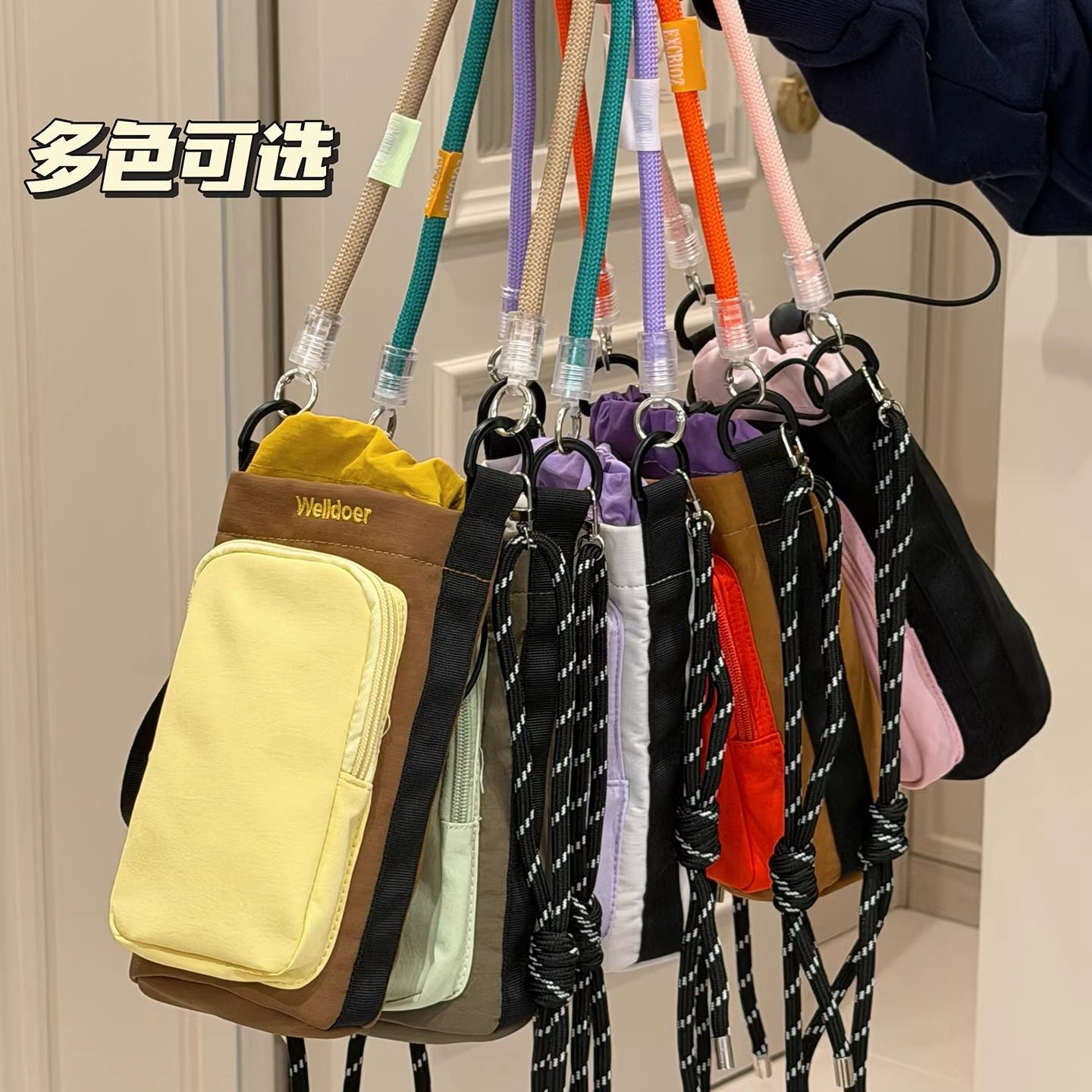 工装斜挎小包包女手机包男便携水壶包学生轻便户外运动旅行水杯包,箱包皮具/热销女包/男包,手机包,淘宝优惠券,粉丝福利购,淘宝优惠卷