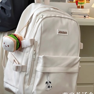 日系ins校园双肩包女 高中学生初中生上课通勤书包轻便大容量背包