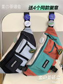 街头ins风潮小包包个性 胸包男潮牌中性运动工装 斜挎包 百搭腰包女