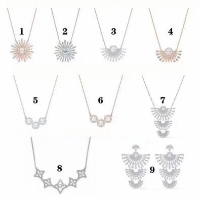 扇形女项链跳动的心耳环