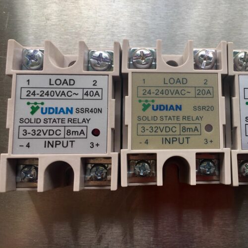 YUDIAN宇电固态继电器SSR15N/20N/25N/40N/40H/60NH/80NH/SSR20GW