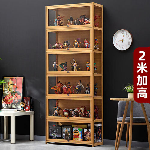 手办展示架乐高盲盒收纳架防尘架