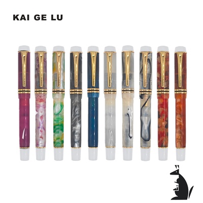 凯格露钢笔316书写明尖白帽系列