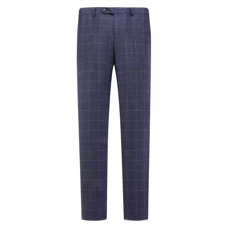 J1693鸟春秋款男式西裤 绵羊毛中腰修身商务休闲长裤 206115