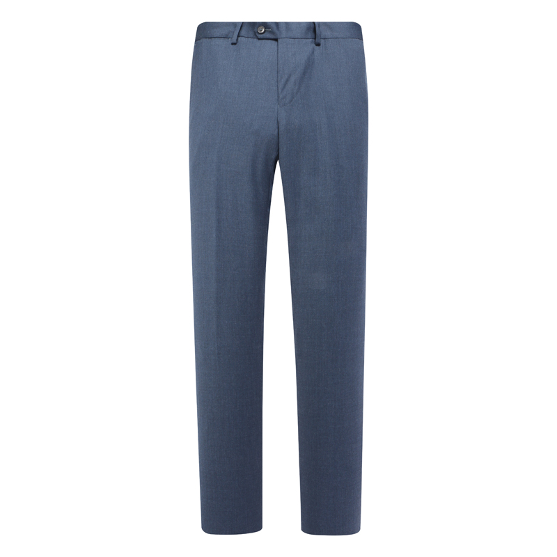 J1694鸟春秋款男式西裤 绵羊毛中腰修身商务休闲长裤 223035