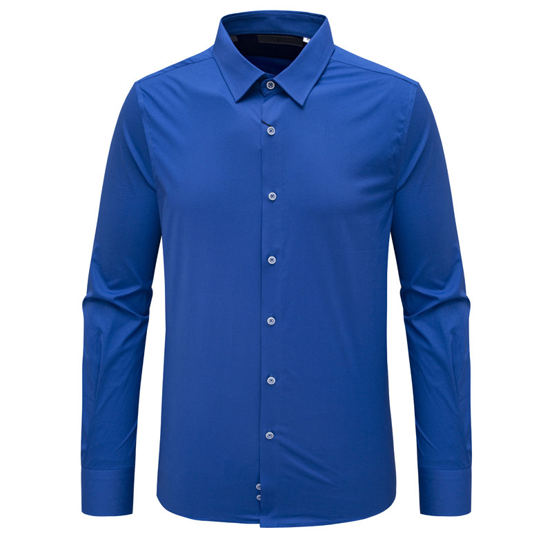 LS56芙L克S牌男式春秋长袖衬衫 棉百搭商务休闲免烫上衣 时尚都市