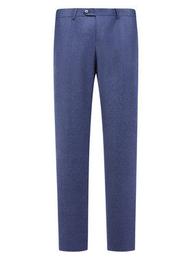 J1697鸟春秋男西裤绵羊毛意大利面料中腰修身商务休闲长裤 206505