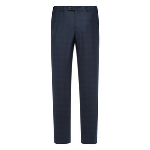 Y1503路春秋男式 绵羊毛中腰修身 商务休闲长裤 深蓝色弹力 西裤