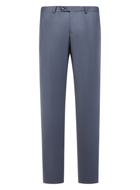 J1650鸟春秋男西裤 绵羊毛意大利面料中腰修身商务休闲长裤216201