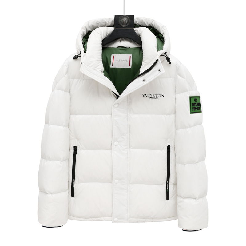 高充绒白鸭绒男士羽绒服