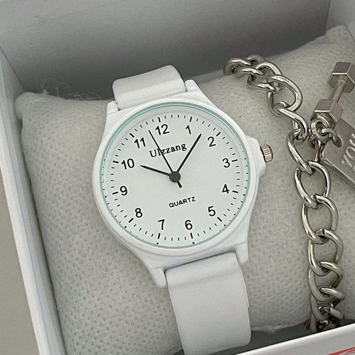 静音考试专用手表男款初高中学生儿童女孩ins高颜值电子石英防水